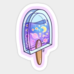 Galaxy Ice Pop Sticker